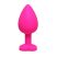 Pink small heart-shaped butt plug with white crystal Pink small heart-shaped butt plug with white crystal