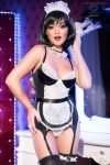 CR 4152 S/M Maid Corset Set
