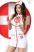 CR 3854 S/M White Sexy Nurse Costume Dress CR 3854 S/M White Sexy Nurse Costume Dress