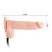 Inflatable ballsy penis dong, suction cup, TPR, Flesh, 4x18,