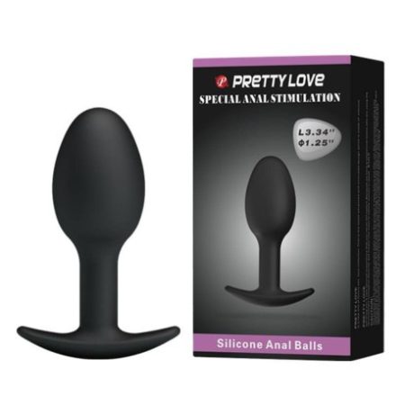 PRETTYLOVE Heavy Balls Silicone Butt Plug