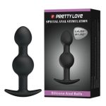 PRETTYLOVE Heavy Balls Silicone Butt Plug