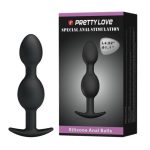PRETTYLOVE Heavy Balls Silicone Butt Plug