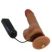 Beautiful Bahamut 8,5 " Vibrating Dildo Brown