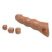 Pretty Love Extension Penis Sleeve 11" Brown Pretty Love Extension Penis Sleeve 11" Brown
