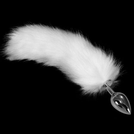 Metal Anal Tail White 2 Metal Anal Tail White 2