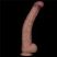 14.5'' Dual Layered Bendable Silicone Cock XXL(Flesh)