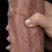 14.5'' Dual Layered Bendable Silicone Cock XXL(Flesh)