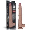   16'' Dual Layered Bendable Silicone Cock XXL(Flesh)