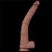 16'' Dual Layered Bendable Silicone Cock XXL(Flesh)