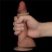7.5'' Sliding Skin Pro Dual Layer Silicone Dong