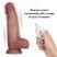 8" Vibrating Sliding Skin Pro II Silicone Dong