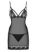 Wonderia chemise & thong black S/M Wonderia chemise & thong black S/M