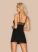 Sharlotte chemise & thong black S/M Sharlotte chemise & thong black S/M