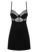 Sharlotte chemise & thong black S/M Sharlotte chemise & thong black S/M