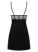 Sharlotte chemise & thong black S/M Sharlotte chemise & thong black S/M
