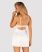 Amor Blanco underwire chemise & thong white L/XL