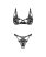 Luise Sublim Black 2-pcs crotchless set S/M