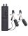 Vibrating Nipple Clamps Black