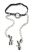 O-Ring Gag Nipple Clamps Black/Silver